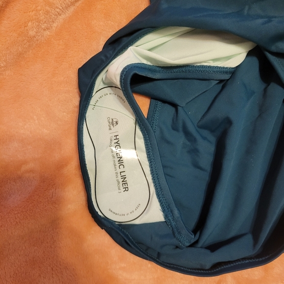 Cupshe NWT Floral Green One Piece Swimsuit With Tummy Control Size Med - Picture 8 of 8